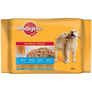 PEDIGREE vrecko Junior mixovaný výber v želé 4pack 400 g