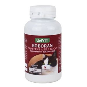 Roboran H pre mačky Čierne a Biele plv 60g