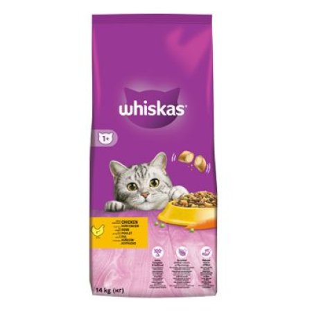 Whiskas granule s kuracím mäsom 14 kg