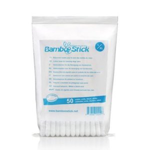 Tyčinky vatové BambooStick L/XL pre čišt. uší psov 50ks