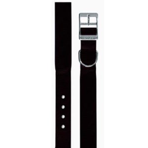 Obojok nylon DAYTONA C 45cmx25mm čierny FP 1ks