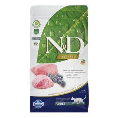 N&D PRIME CAT Adult Lamb & Blueberry 1,5kg