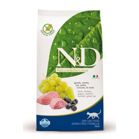 N&D Low Grain CAT Adult Lamb & Blueberry 1,5kg