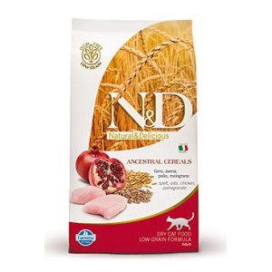 N&D Low Grain CAT Adult Chicken & Pomegranate 300g