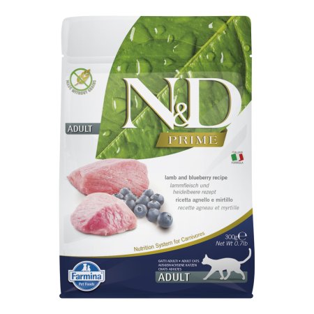 N&D PRIME CAT Adult Lamb & Blueberry 300g