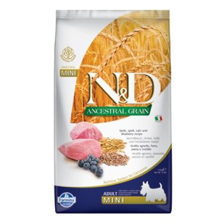 N&D Low Grain Adult Mini Lamb & Blueberry DOG 2,5kg