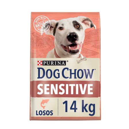 Purina Dog Chow Sensitive losos a ryža 14 kg