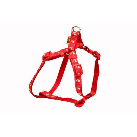 PROFIZOO Kšírky č.1 popruh TLAPKY (10mm) červená