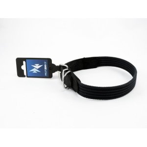 PROFIZOO Obojok bavlna (25mm x 45cm) čierna