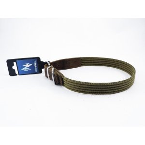 PROFIZOO Obojok bavlna (25mm x 55cm) khaki