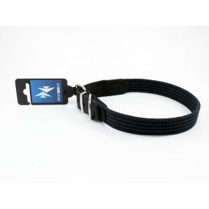 PROFIZOO Obojok bavlna (25mm x 50cm) čierna