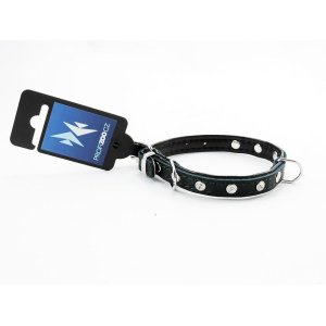 PROFIZOO Obojok zdobený kamienkami (12mm x 30cm) zelená