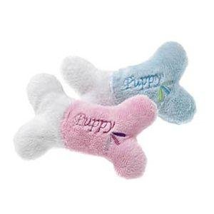 Hračka plyšová pískacia kosť Puppy