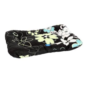 PROFIZOO Vankúš 4R č.1 50cm čierna kvietok (bav)