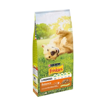 Friskies Balance s kuraťom a zeleninou 15 kg