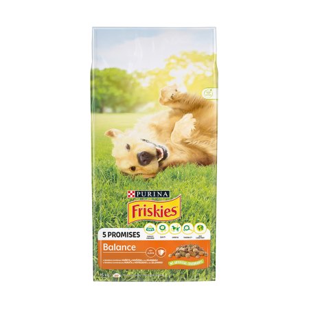 Friskies Balance s kuraťom a zeleninou 15 kg