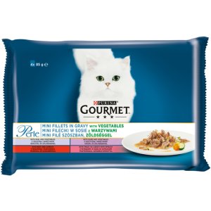 Gourmet Perle multibalenie Mäso & Ryby & Zelenina v šťave 4 x 85 g