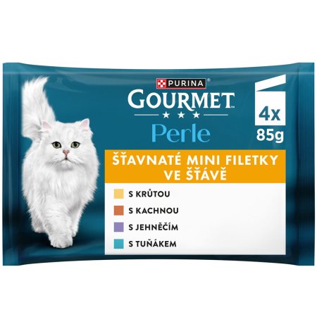 Gourmet Perle multibalenie Mäso & Ryba & Hydina v šťave 4 x 85 g