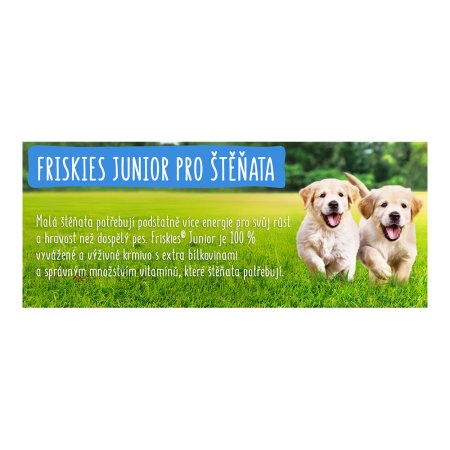 Friskies Junior s kuraťom, mliekom a zeleninou 15 kg