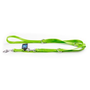 PROFIZOO Vodítko prepínací popruh JEDNOFAREBNÉ (25mm x 240cm) zelená