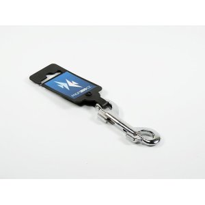 PROFIZOO Karabína háková - obojstranná (80mm) nikel