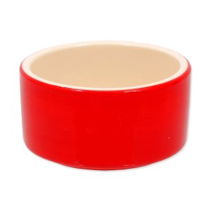 Miska SMALL ANIMAL keramická pre králiky červená 10 cm