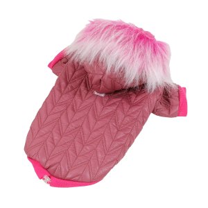 PROFIZOO Bunda prešívaná staroružová - XXS