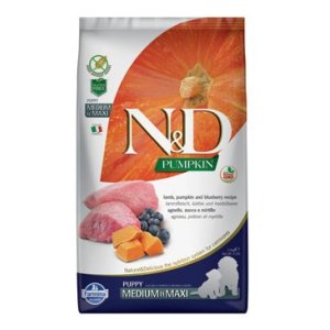 N&D Pumpkin DOG Puppy M/L Lamb & Blueberry 2,5kg