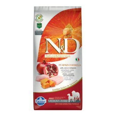 N&D Pumpkin Adult M/L Chicken&Pomegranate 12kg