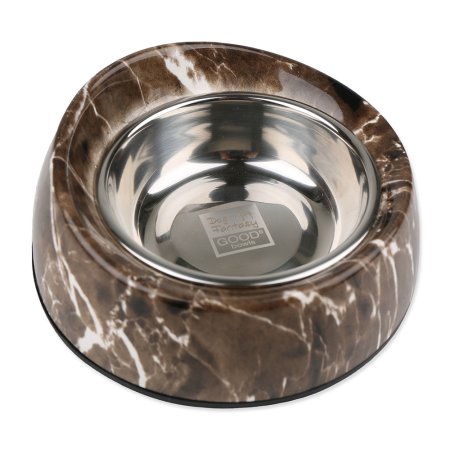 Miska DOG FANTASY nerezová guľatá so sklonom kameň 20 cm (350 ml)