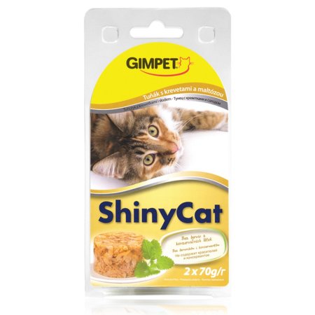 Gimpet mačka konz. ShinyCat tuňak/krv/maltóza 2x70g