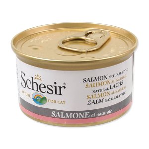 Konzerva SCHESIR Cat losos prírodná 85g