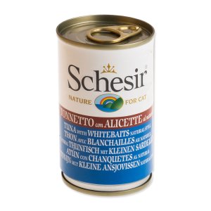 Konzerva SCHESIR Cat tuniak + sleď 140g