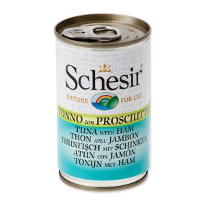 Konzerva SCHESIR Cat tuniak + šunka 140g