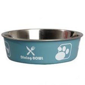 Miska nerezová s plastovým opláštením modrá 23cm