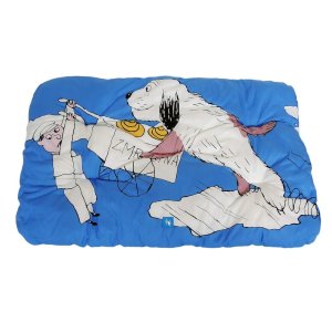 PROFIZOO Vankúš 4R 90cm Edícia Maxipes Fig modrá (bav + rúno)