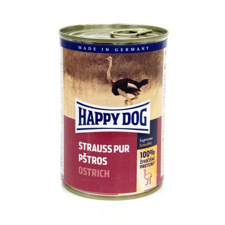 Happy Dog Strauß Pur 400 g