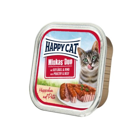 Happy Cat Duo Menu - Geflügel & Rind 100 g
