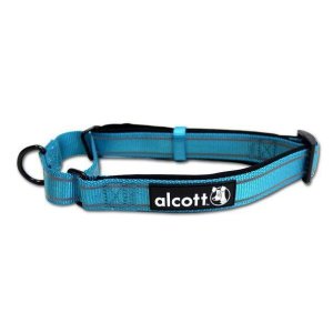 Alcott martingale reflexný obojok pre psov modrý, veľkosť M