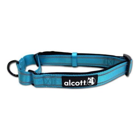 Alcott martingale reflexný obojok pre psov modrý, veľkosť M