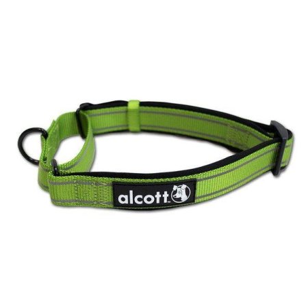 Alcott martingale reflexný obojok pre psov zelený, veľkosť M