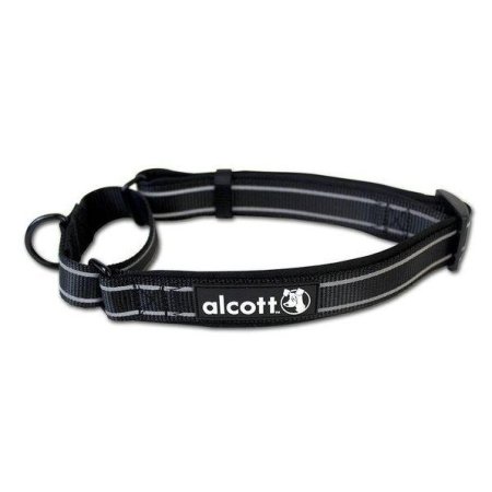 Alcott martingale reflexný obojok pre psov čierny, veľkosť M