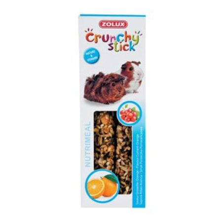 Pochúťka CRUNCHY STICK ríbezle/pomaranč pre morča Zolux