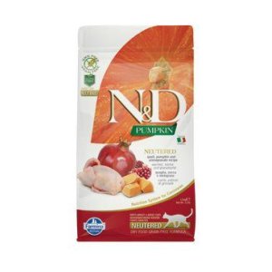 N&D Pumpkin CAT NEUTERED Quail & Pomegranate 1,5kg