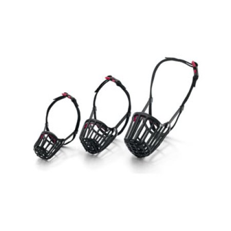 Náhubok plastový čierny D: 37cm Š: 35-64cm