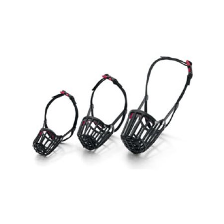 Náhubok plastový čierny D: 29cm Š: 30-52cm