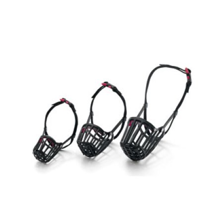 Náhubok plastový čierny D: 23cm Š: 27-45cm