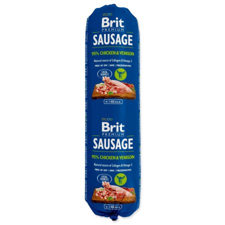 Brit Sausage Chicken & Venison 800g