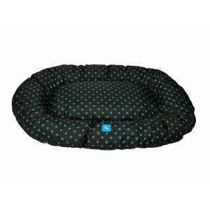 PROFIZOO Odolný Vankúš štandard č.0 40cm čierna/tyrkysová (Spylon)