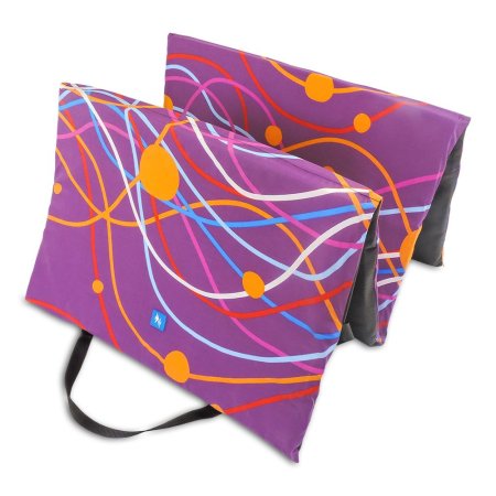 PROFIZOO Skladacie Plážové Molitanové Lehátko 130cm fialovo-žltá (bav)